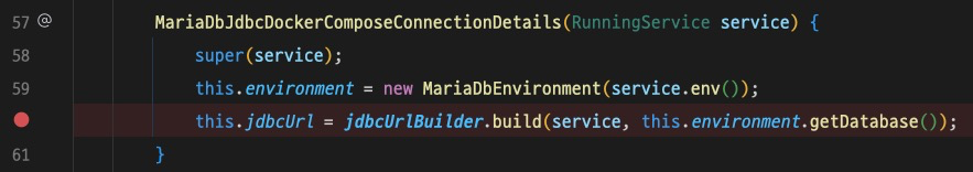 spring boot docker compose support - 샘플 코드 디버깅