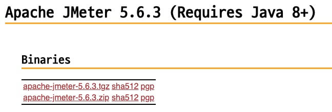 맥 m1, m2 에 jmeter 사용하기 - jmeter 설치 - undefined - archive 파일을 다운로드 받아 설치