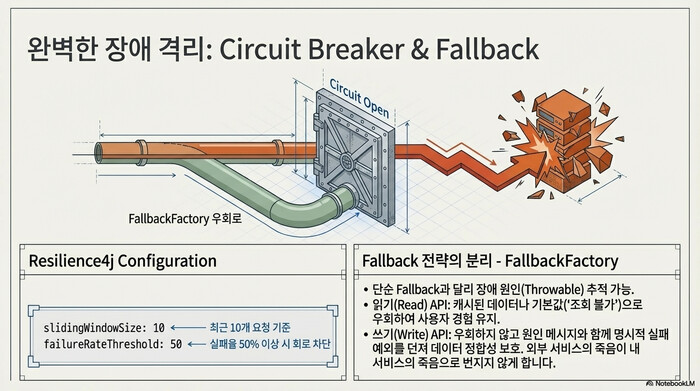 Spring Cloud OpenFeign Circuit Breaker Fallback 장애 격리