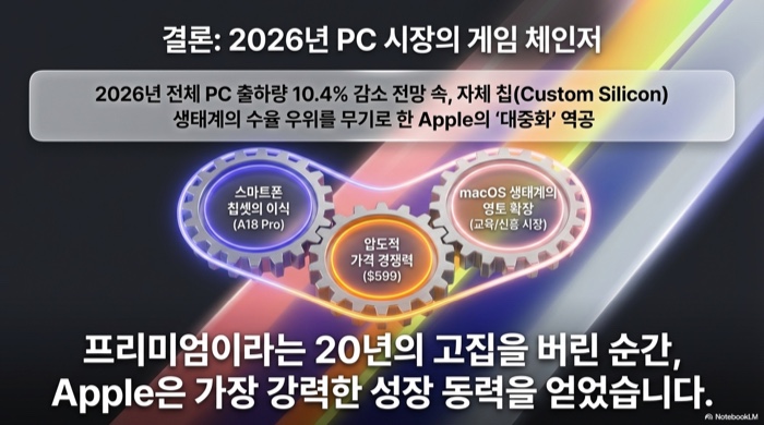 MacBook Neo 결론 — 2026년 PC 시장의 게임 체인저