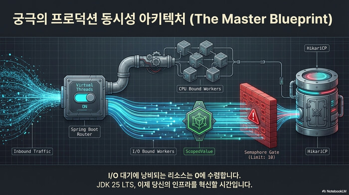 Java Virtual Threads 프로덕션 동시성 아키텍처 마스터 블루프린트