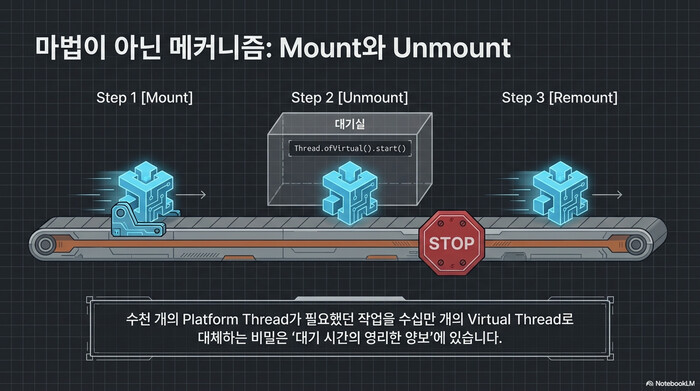 Virtual Thread Mount와 Unmount